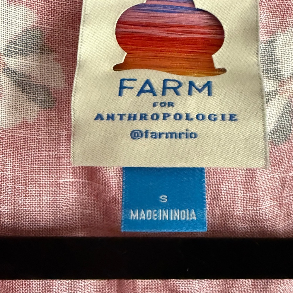 Farm Rio Red and Cream Floral Embroidered Romper - Picture 4 of 6